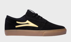 GRIFFIN BLACK/GOLD SUEDE