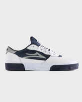 CAMBRIDGE - WHITE LEATHER NAVY REFLECTIVE