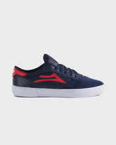 CAMBRIDGE KIDS NAVY/RED SUEDE