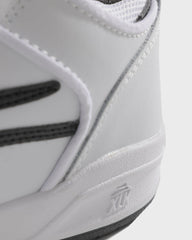TELFORD LOW WHITE/BLACK LEATHER