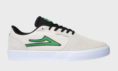 CARDIFF WHITE/BLACK SUEDE