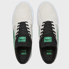 CARDIFF WHITE/BLACK SUEDE