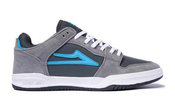 TELFORD LOW GREY/ CYAN SUEDE