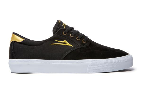 RILEY 3  BLACK/GOLD SUEDE