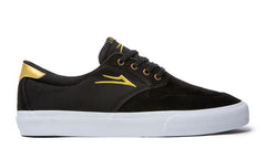 RILEY 3  BLACK/GOLD SUEDE