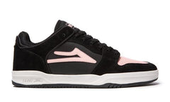 TELFORD LOW BKPKS BLACK/PINK SUEDE