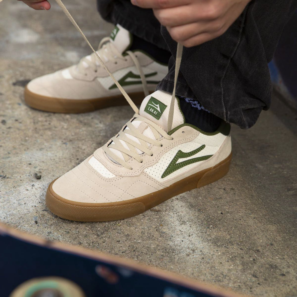 CAMBRIDGE  TAN CREAM SUEDE