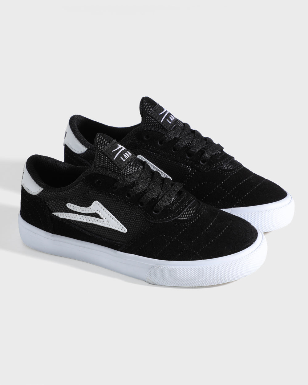 CAMBRIDGE KIDS BLACK/WHITE SUEDE