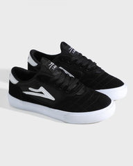 CAMBRIDGE KIDS BLACK/WHITE SUEDE