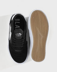 CAMBRIDGE KIDS BLACK/WHITE SUEDE
