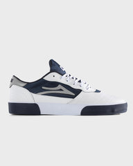 CAMBRIDGE -  WHITE LEATHER NAVY REFLECTIVE