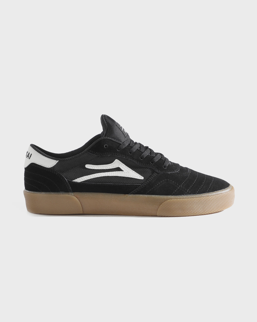 CAMBRIDGE  BLACK/GUM SUEDE