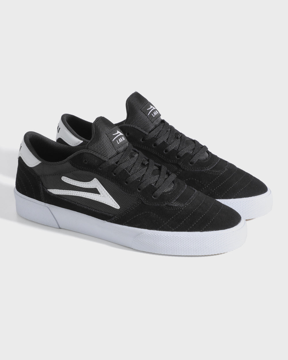 CAMBRIDGE  BLACK/WHITE SUEDE