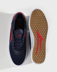 CAMBRIDGE KIDS  NAVY/RED SUEDE