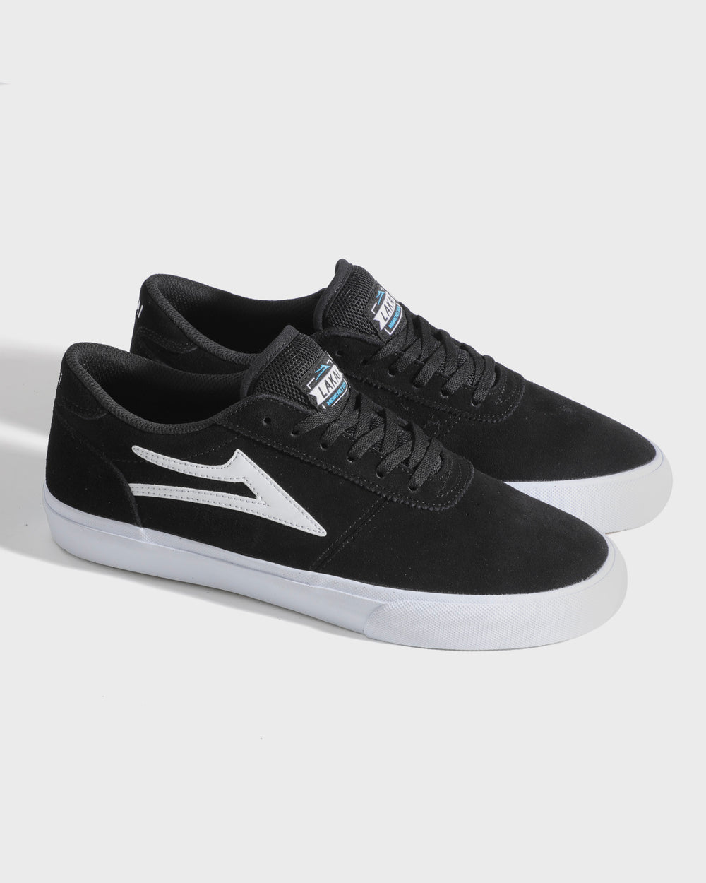 MANCHESTER  BLACK SUEDE/WHITE SOLE