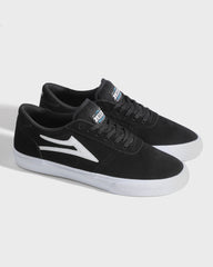 MANCHESTER  BLACK SUEDE/WHITE SOLE