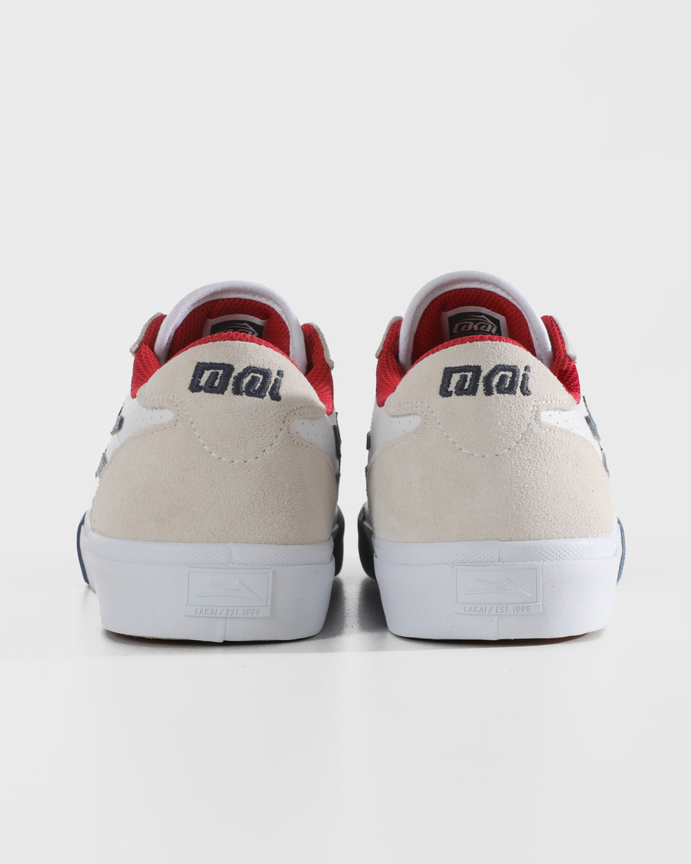 MANCHESTER  WHITE SUEDE NAVY PERF