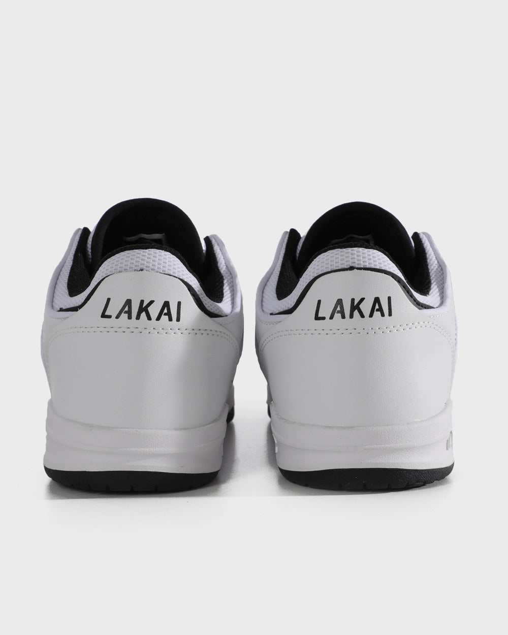 TELFORD LOW  WHITE/BLACK LEATHER