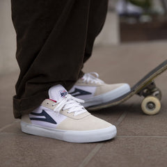 MANCHESTER WHITE/NAVY SUEDE