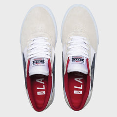 MANCHESTER WHITE/NAVY SUEDE